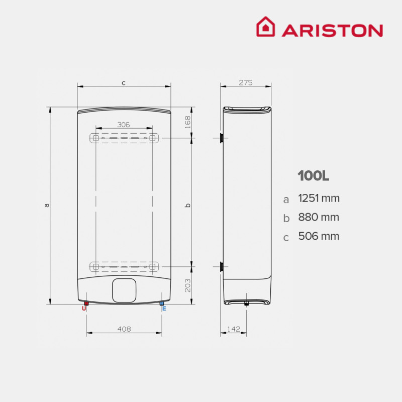 Termo Electrico 80 Litros Ariston Velis WiFi